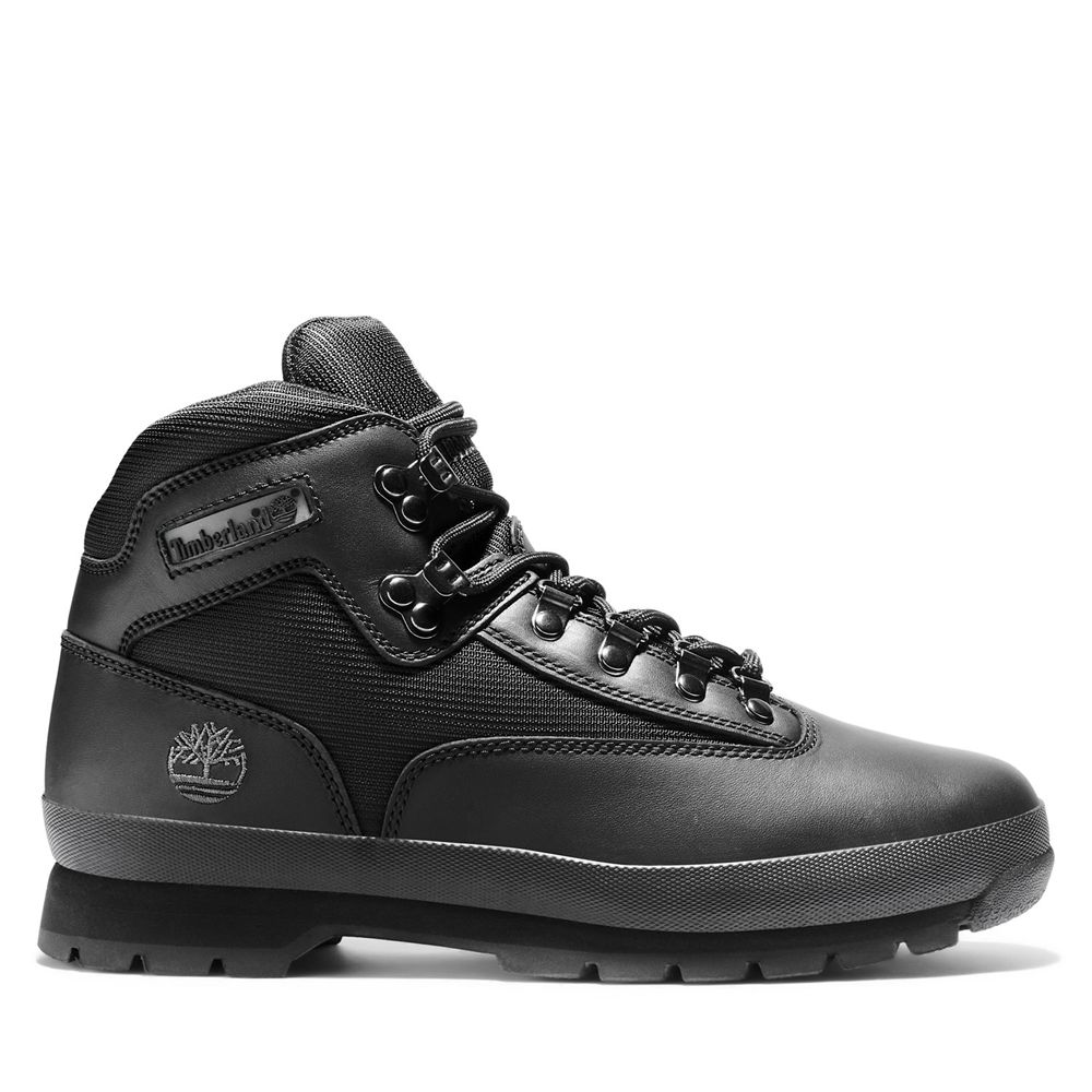 Botas Trekking Timberland Hombre Euro Negras - Chile BJD-392540